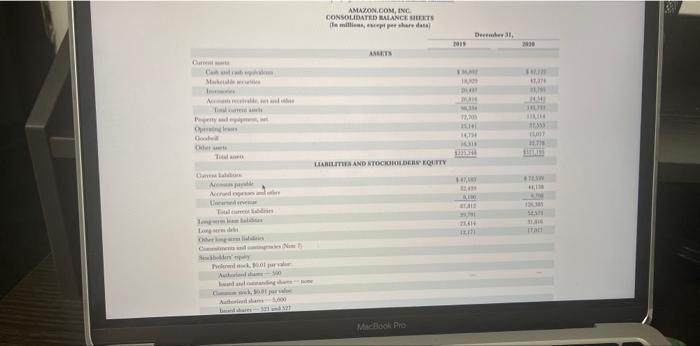 compute the current ratio for the most recent fiscal year provided for