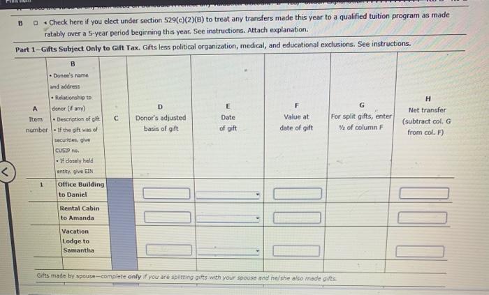 three adult children (Daniel Bryan, Amanda Green, and Samantha Cruz). During the