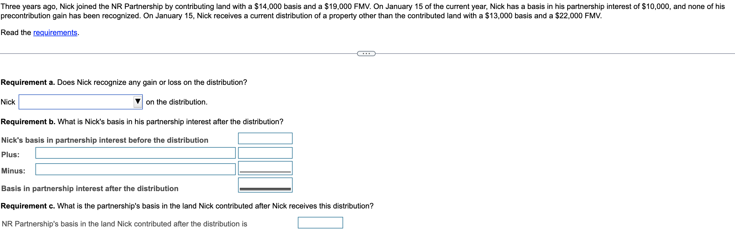 Three years ago, Nick joined the NR Partnership by contributing land with