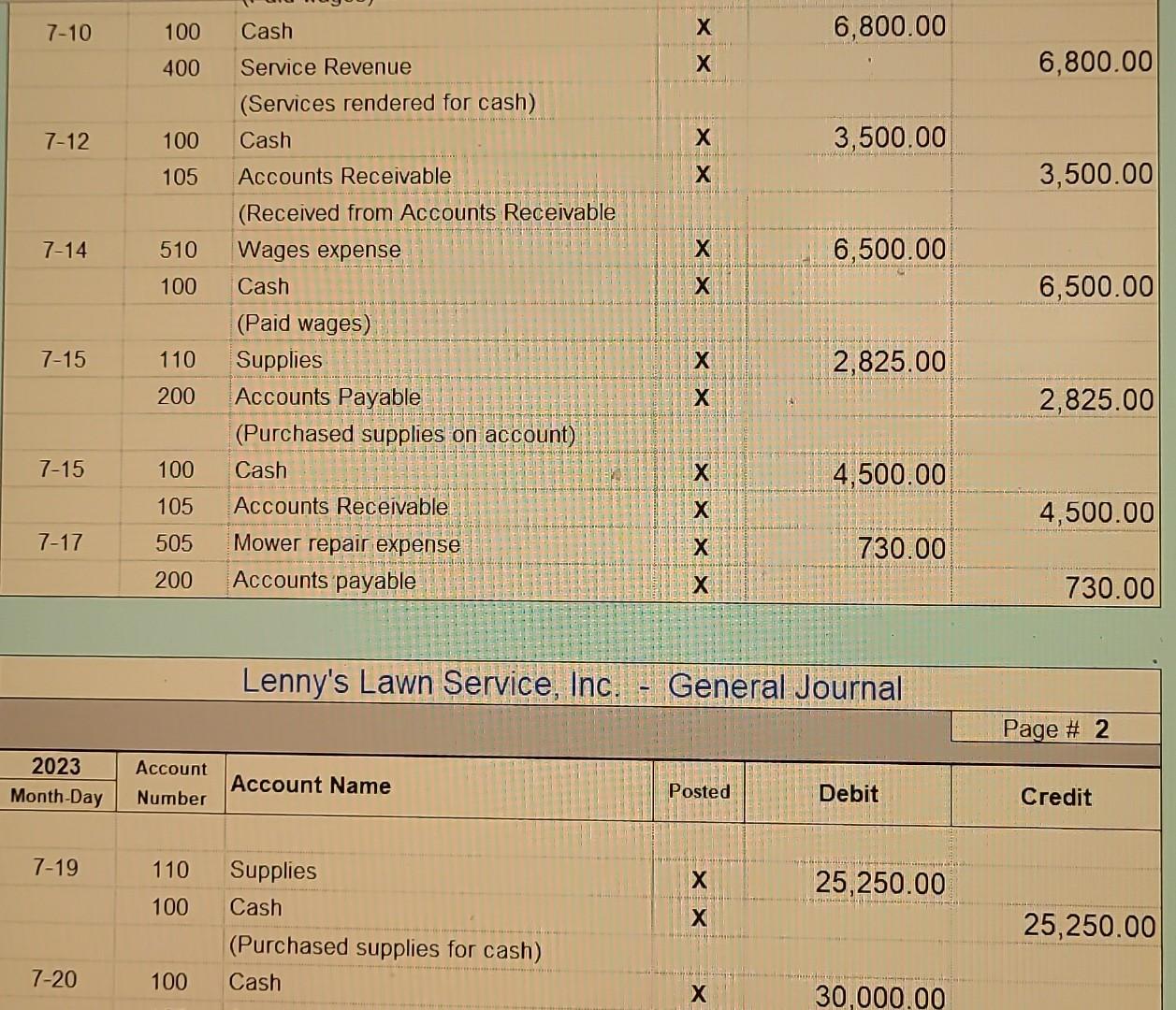 cash that is received is from the new customer for the job