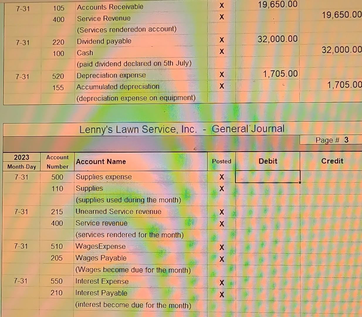 Investigate Et C Journal GL Assets GL Liab-Equity GL Rev-Exp Trial Ba