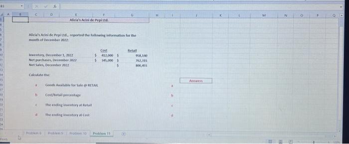 83 A C 0 G H M N 0 P Q Alicia's