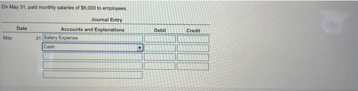 explanation with each journal entry. www On May 15, Oscar Roberts borrowed