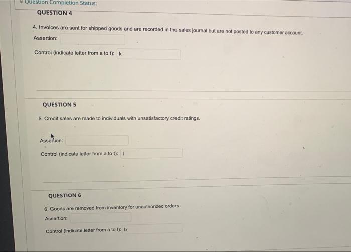 (use assertions related to classes of transactions & events during the period-this