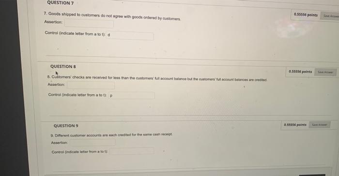 list can be found in the slides and in your textbook in