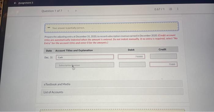 If no entry is required, select "No Entry" for the account titles