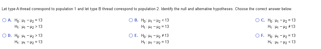 the average tensile strength of thread B by at least 13 kilograms.