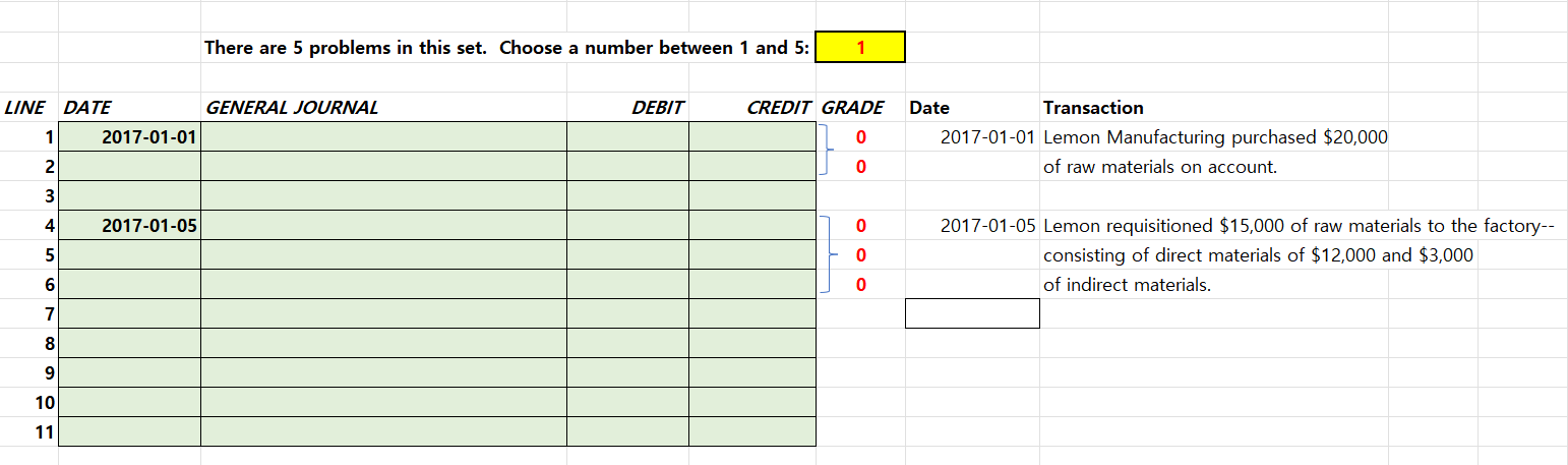There are 5 problems in this set. Choose a number between 1