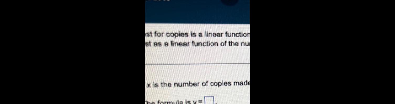 st for copies is a linear function at as a linear function
