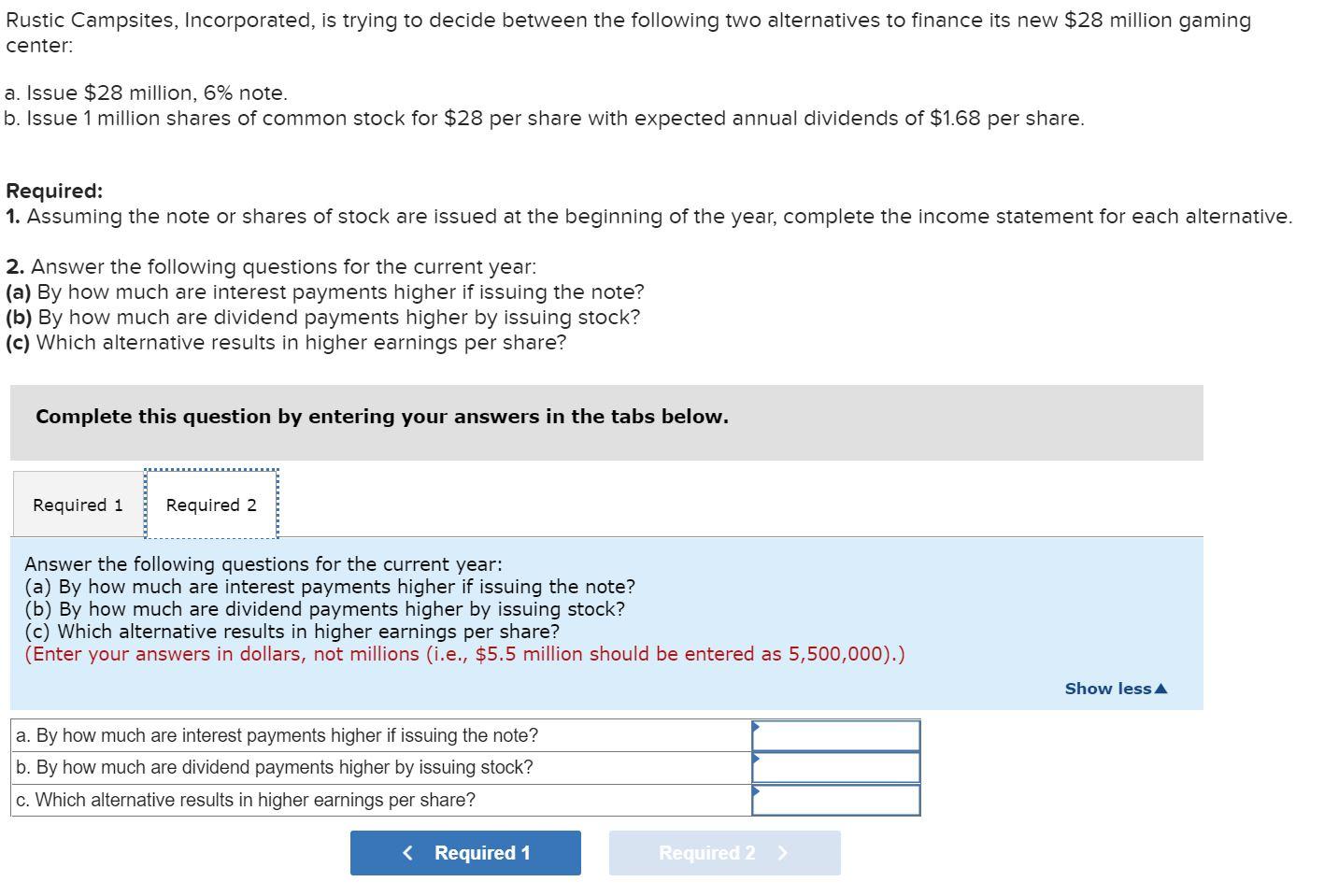 to finance its new $28 million gaming center: . Issue $28 million,