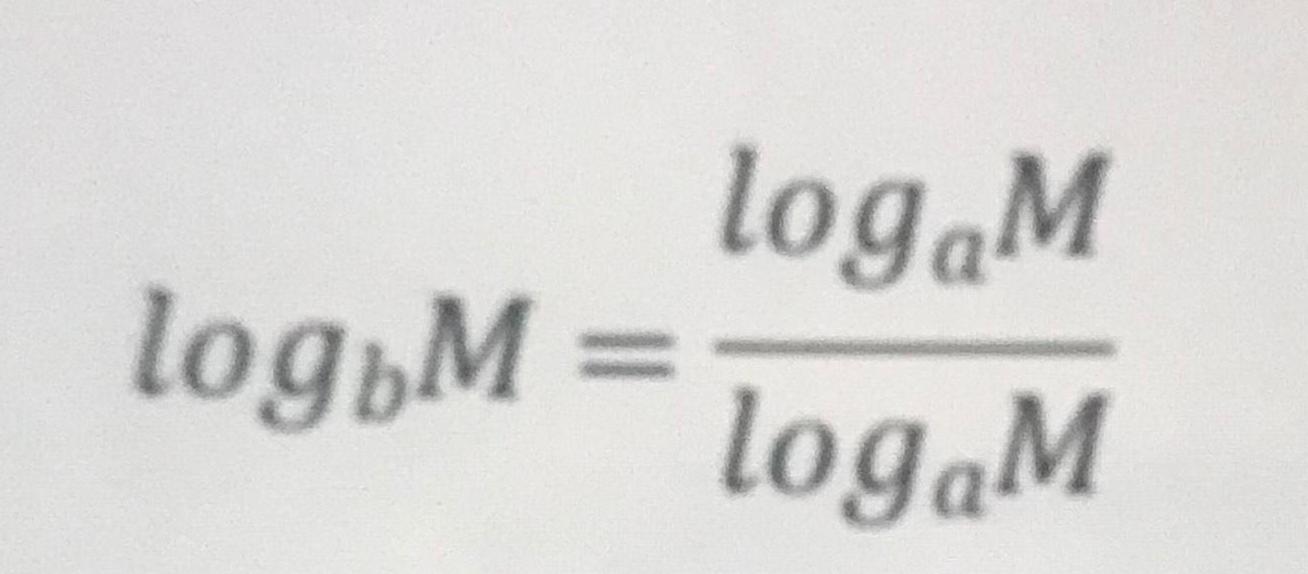 logM = loga M loga M