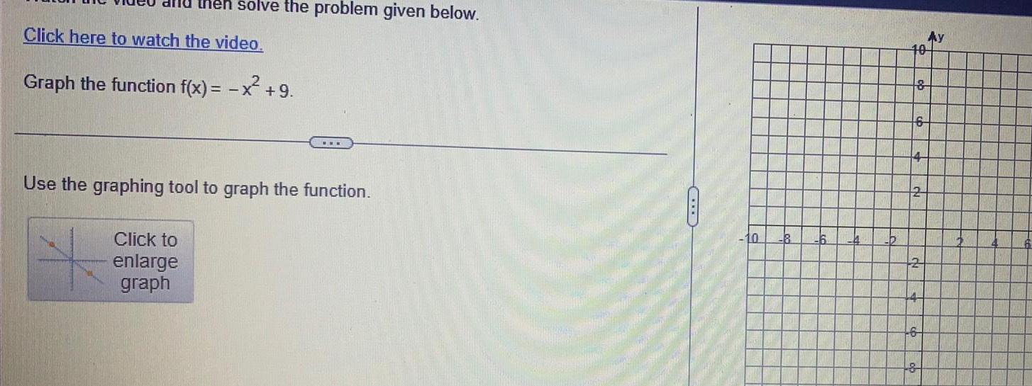 then solve the problem given below. Click here to watch the video.