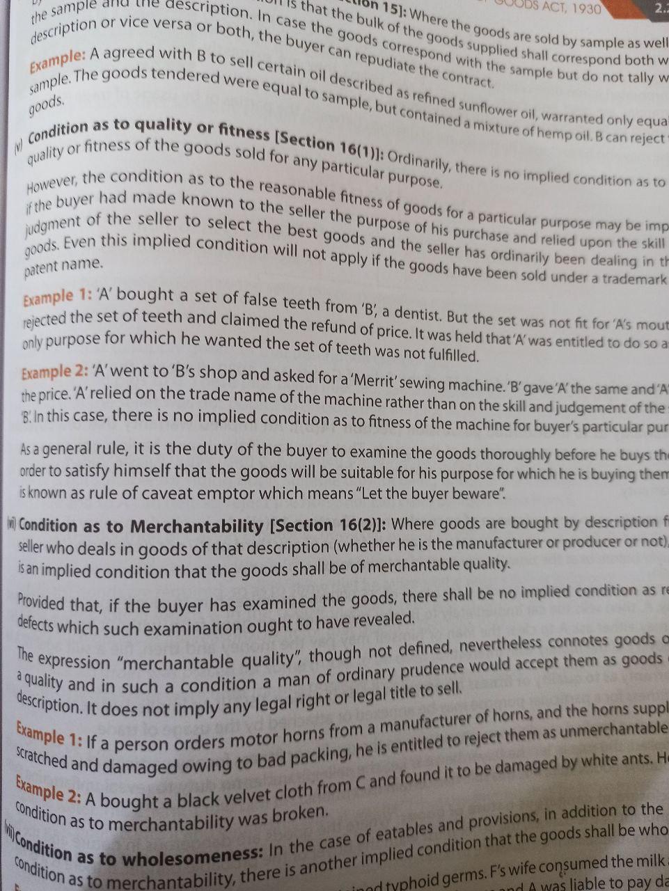 (V) the sample all description goods. ACT, 1930 2.1 description. In case