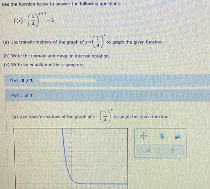 Use the function below to answer the following questions. 3 (a) Use