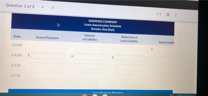 Corporation entered into a lease agreement on January 1, 2020, to provide