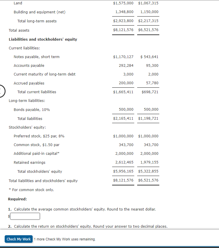 Company are as follows: Somerville Company Income Statement For the Year Ended