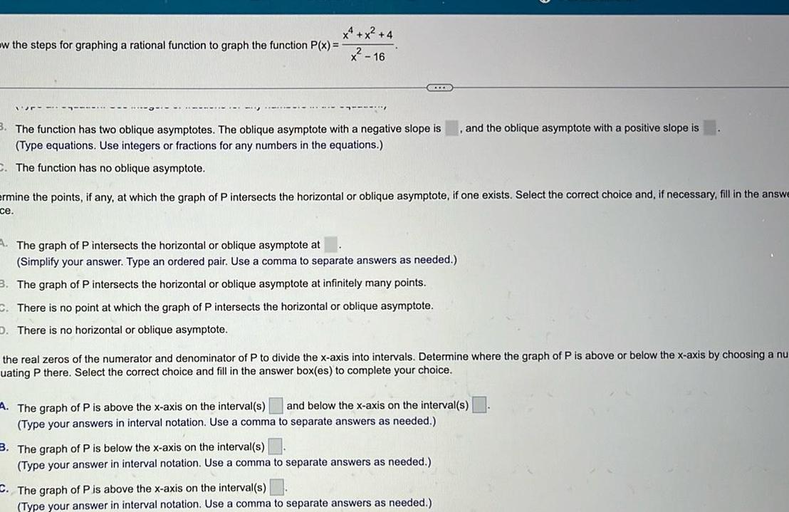 ow the steps for graphing a rational function to graph the function