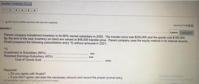 Question Completion Status 2 Moving to another question will save this response.