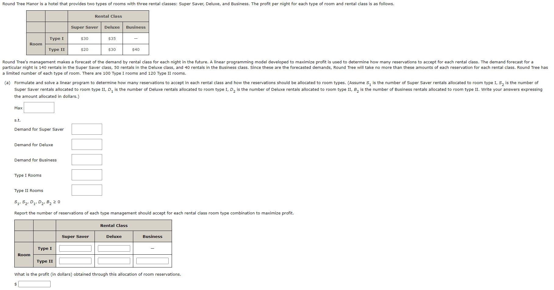 Round Tree Manor is a hotel that provides two types of rooms