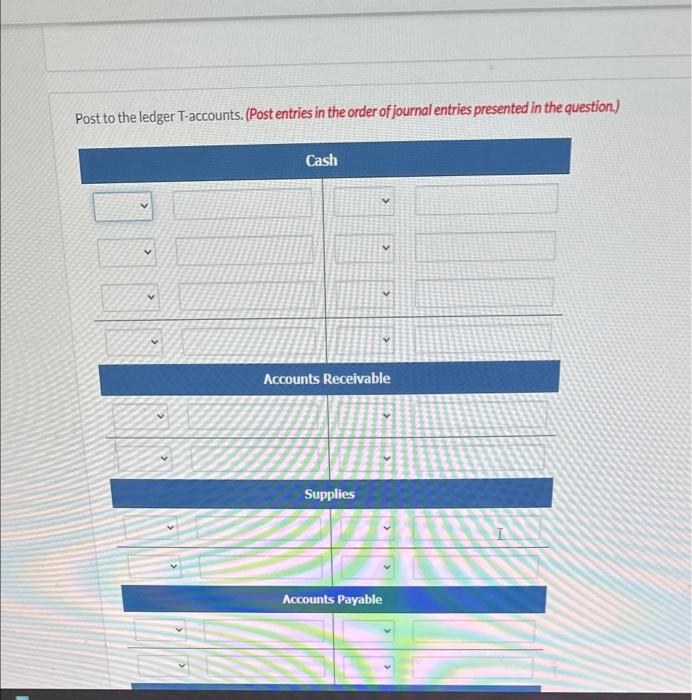 events and transactions occurred: Apr. 1 1 Stockholders invested $24,210 cash in