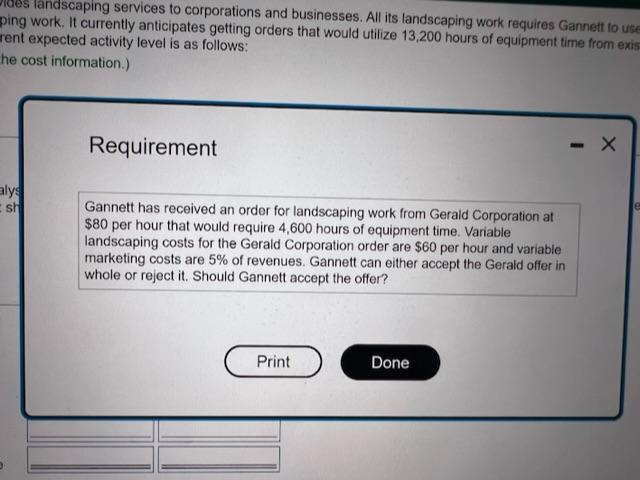 which vary with the number of hours worked ($60 per hour x