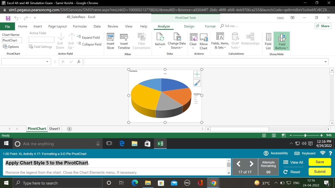 P Excel 4A and 4B Simulation Exam - Samir Keishk - Google