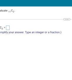 aluate C mplify your answer. Type an integer or a fraction.)