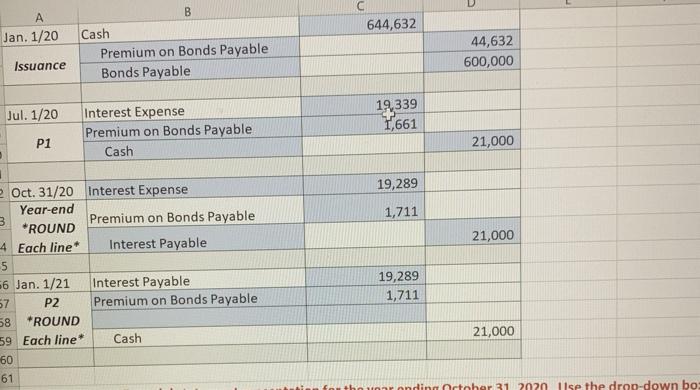 bonds that are due in 10 30 years for $644,632. Interest will