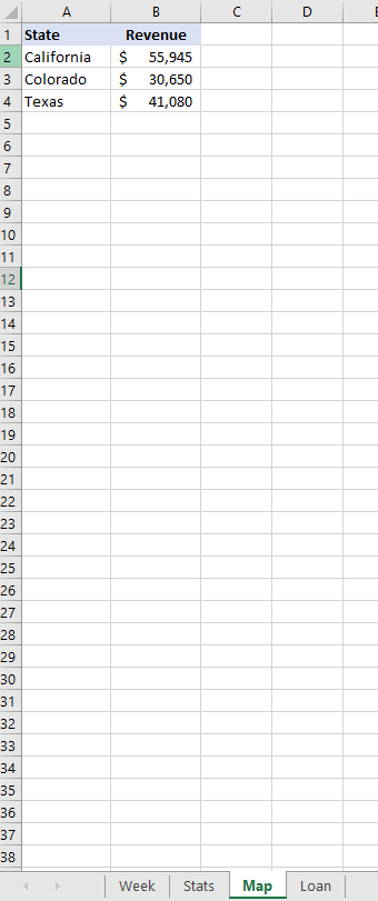 map labels. 5 14 Change the map title to April 5-9 Gross