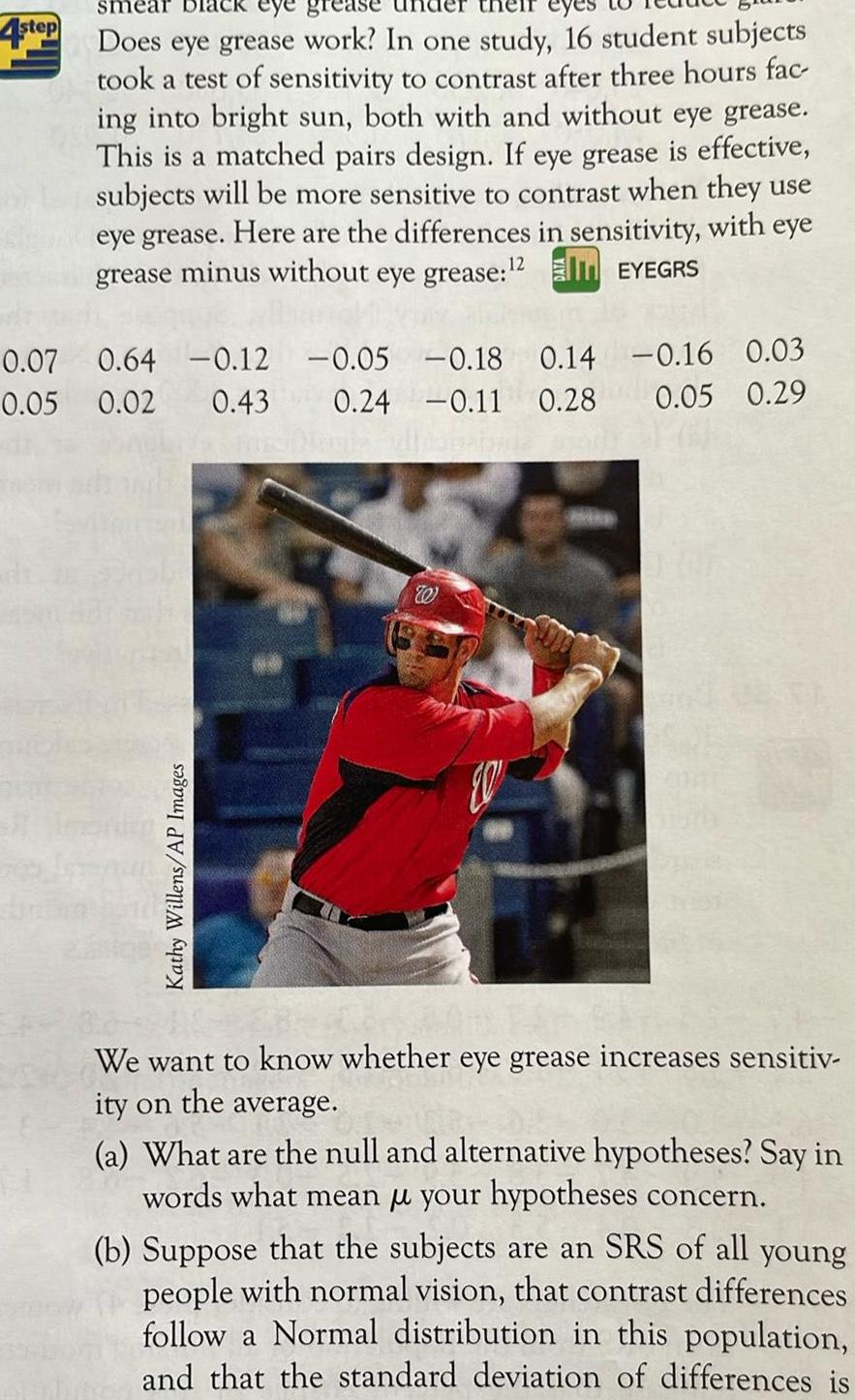 eye gre 4step Does eye grease work? In one study, 16 student