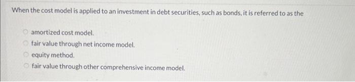expensed. capitalized when investments are accounted for using a fair value model.