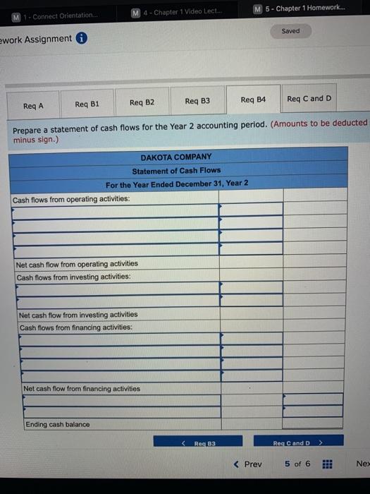 Paid $45,000 cash for other operating expenses. 7. Paid a $1,000 cash