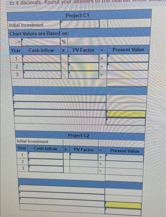 return LO P3, P4 Phoenix Company can invest in each of three