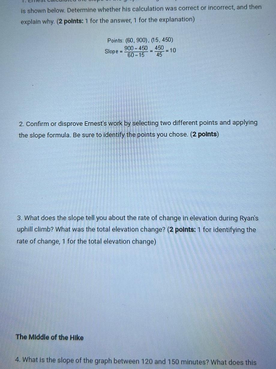 is shown below. Determine whether his calculation was correct or incorrect, and