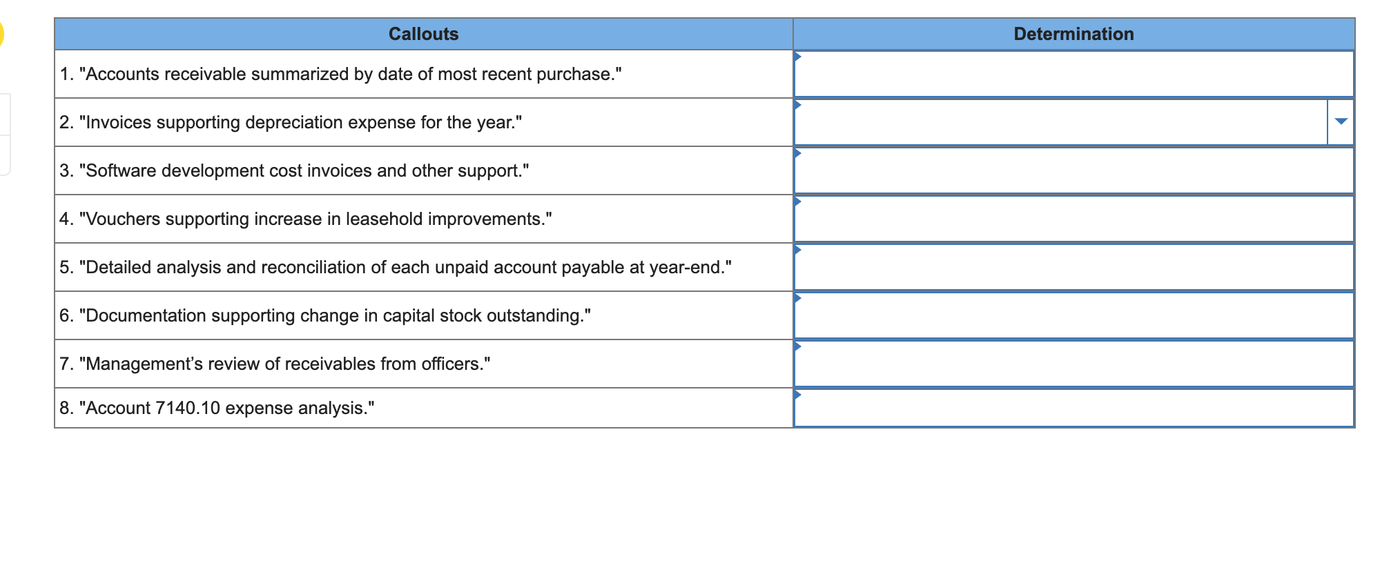 Company is preparing for the year 20X5 audit of Keystone Computers &