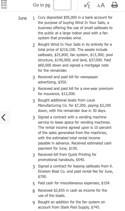 An asterisk (*) will appear in the column to the right of