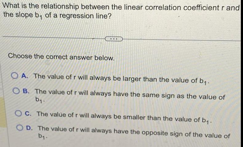 What is the relationship between the linear correlation coefficient r and the