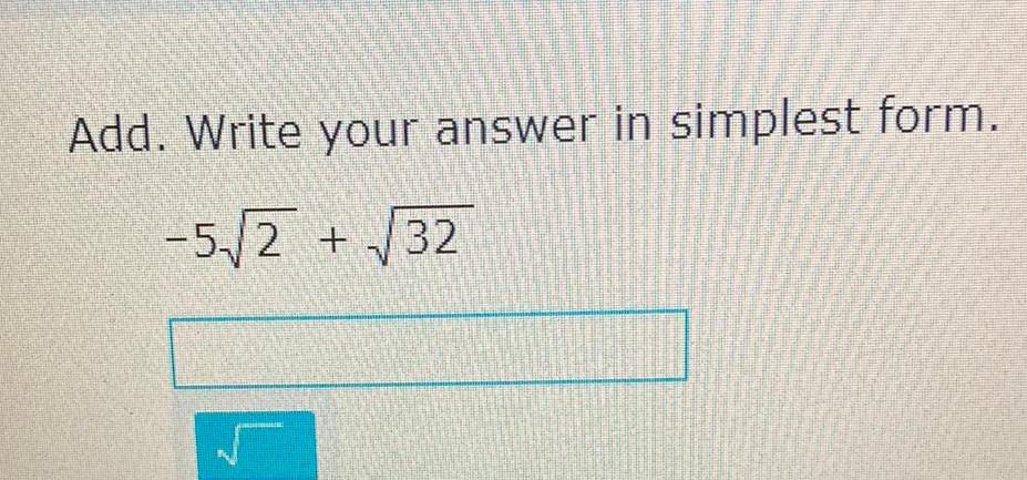 Add. Write your answer in simplest form. 5/232
