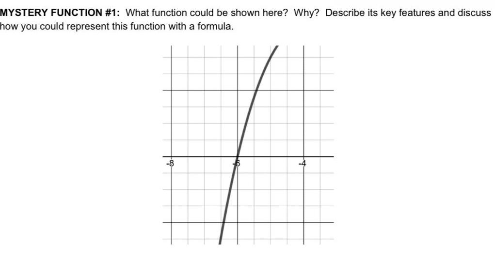 MYSTERY FUNCTION #1: What function could be shown here? Why? Describe its
