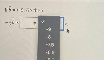 If b = then 112 < -9 -8 -7.5 -6.5