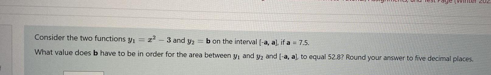 Consider the two functions y = 22-3 and y2 = y1 =
