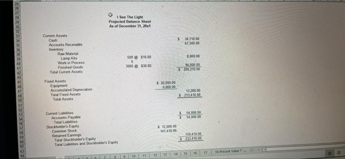 The present costs to manufacture one lamp are: $16.0000000 per lamp 2.0000000