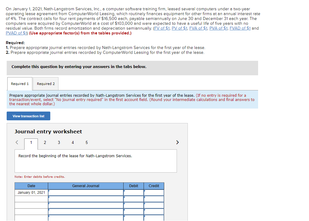 On January 1, 2021, Nath-Langstrom Services, Inc., a computer software training firm,