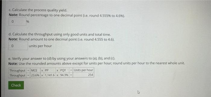 September. The following statistics are obtained for the month: Cans packed and