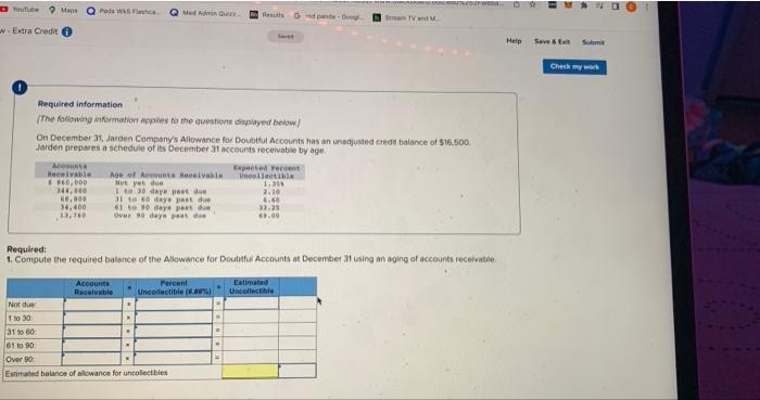 YouTube Maps w Extra Credit Peds W5 Flashca Med Admin Query. Results