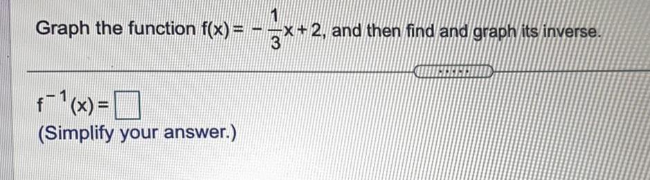 Graph the function f(x) = x+2, and then find and graph its