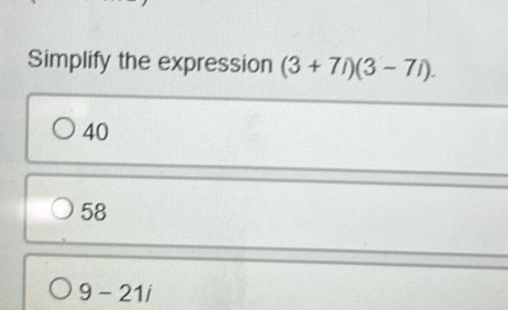 Simplify the expression (3 + - 70 0 40 D 58 09-21/