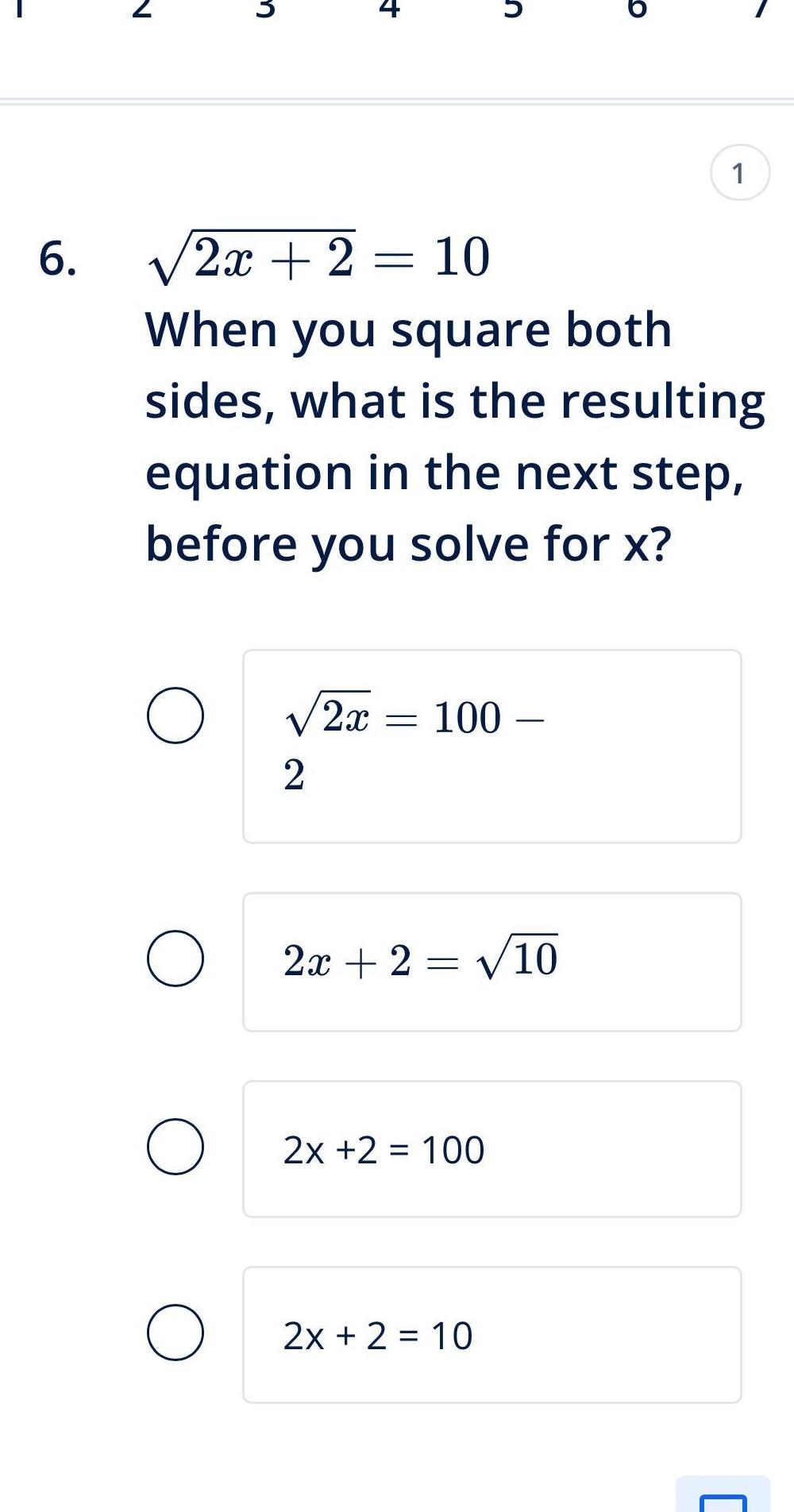 the resulting O equation in the next step before you solve for