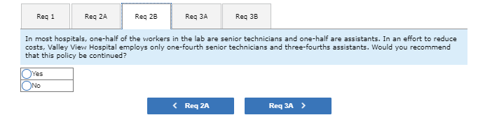 The following information is available: a. Two types of tests are performed