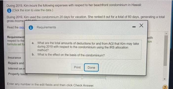 the IRS allocation method? (For purposes of this problem, use the allocation